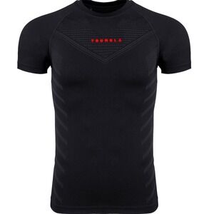 YOUNGLA Men Performance Athletic T Shirt Black Model 465 Size Medium